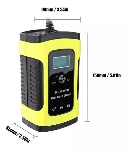 Cargador batería vehículos 12V